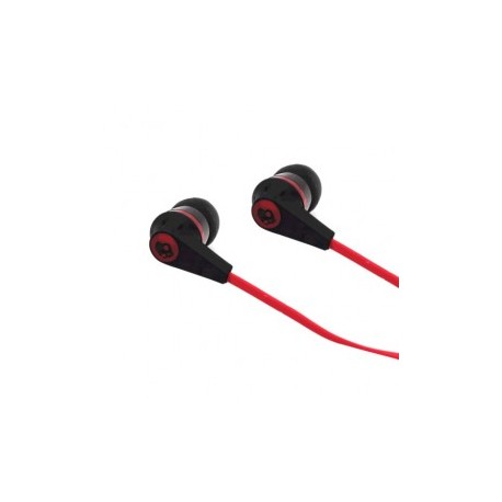 AUDIFONOS IN EAR SKULLCANDY INKD NEGRO/ROJO