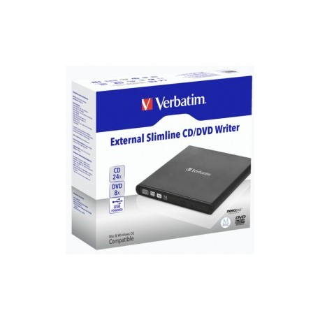REPRODUCTOR VERBATIM CD-DVD EXTERNA SLIMLINE