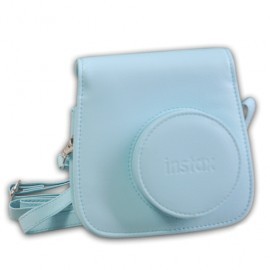 FUNDA DE PIEL PARA INSTAX MINI8 COLOR AZUL