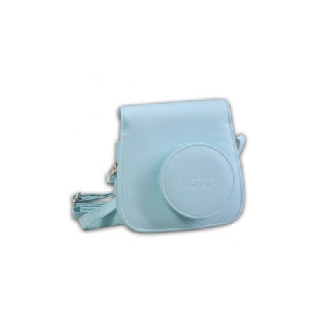 FUNDA DE PIEL PARA INSTAX MINI8 COLOR AZUL