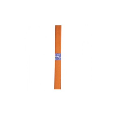 PAPEL CREPE NARANJA CON 2 PLIEGOS PAPER & CO