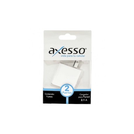 CARGADOR DE PARED AXESSO DOS DISPOSITIVOD