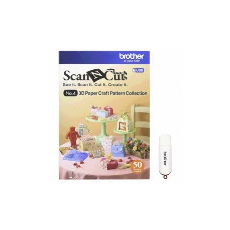 USB BROTHER CON MANUALIDADES DE PAPEL 3D