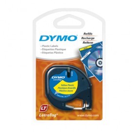 CINTA DYMO LETRATAG AMARILLO/NEGRO 12MM