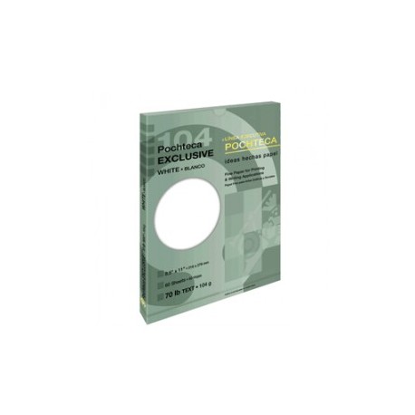PAPEL EXCLUSIVE BLANCO CARTA CON60 104 GR POCHTECA