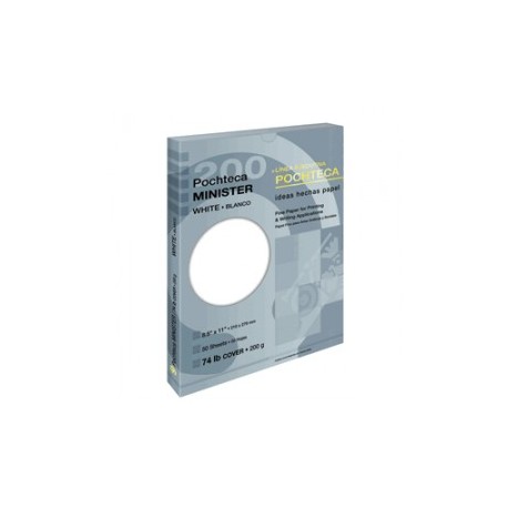 PAPEL MINISTER BLANCO CON 50 200 GR CARTA POCHTECA