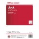 BLOCK CARTA OFFICE DEPOT 80 HOJAS CUADRO GRANDE