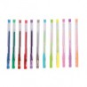 PLUMA GEL COLORES PASTEL BRILLANTES 12 PIEZAS