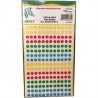 ETIQUETAS CIRCULARES ATRAX VARIOS COLORES CON 768
